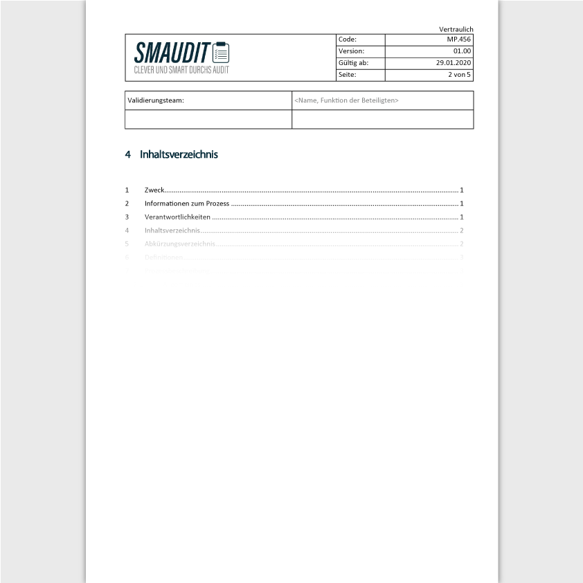 MP.456 - SOP Validierung QM Software - SMAUDIT - DIN EN ISO 13485