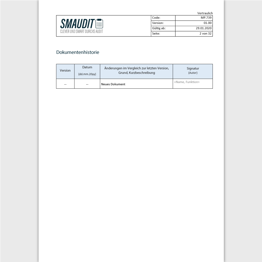 MP.739 - F&T Leistungsbewertung - SMAUDIT - DIN EN ISO 13485