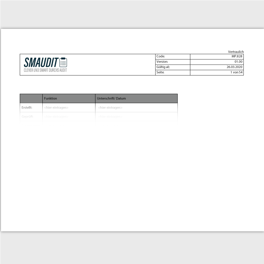MP.828 - F&T Auditcheckliste DIN EN ISO 13485 - SMAUDIT - DIN EN ISO 13485