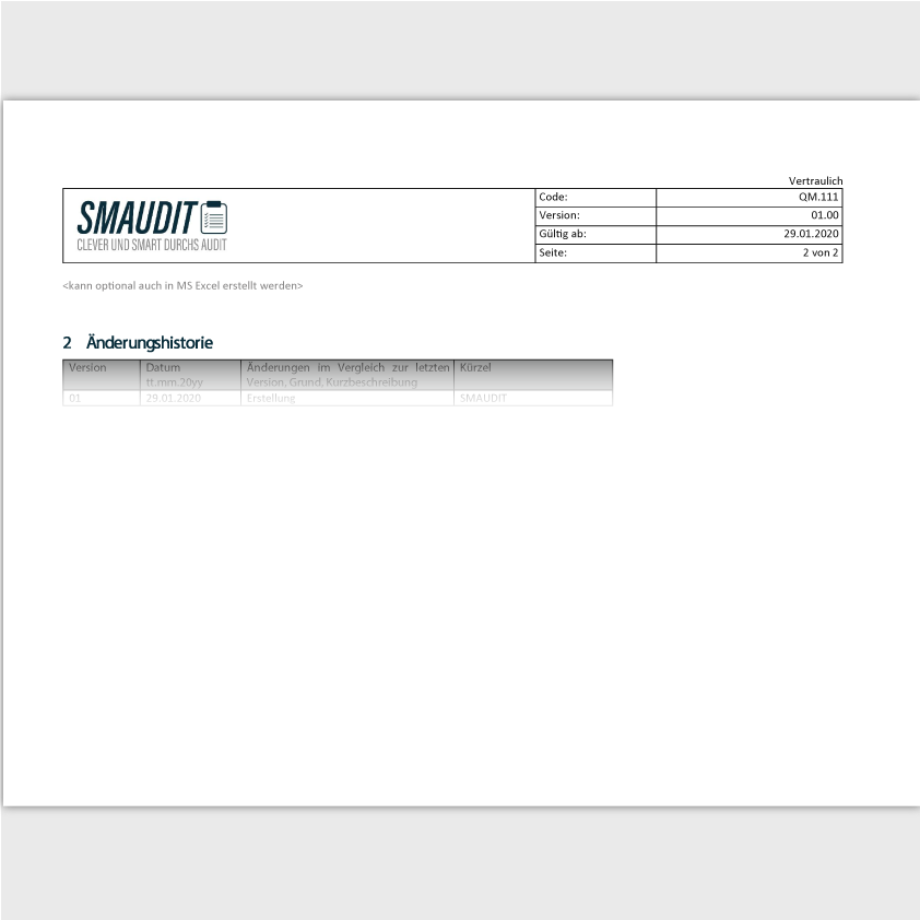 QM.111 - F&T CAPA Liste - SMAUDIT - DIN EN ISO 9001