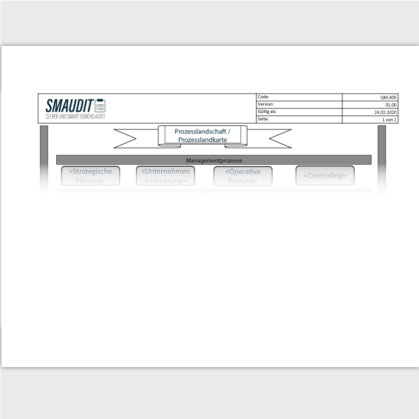 QM.405 - F&T Prozesslandschaft - SMAUDIT - DIN EN ISO 9001