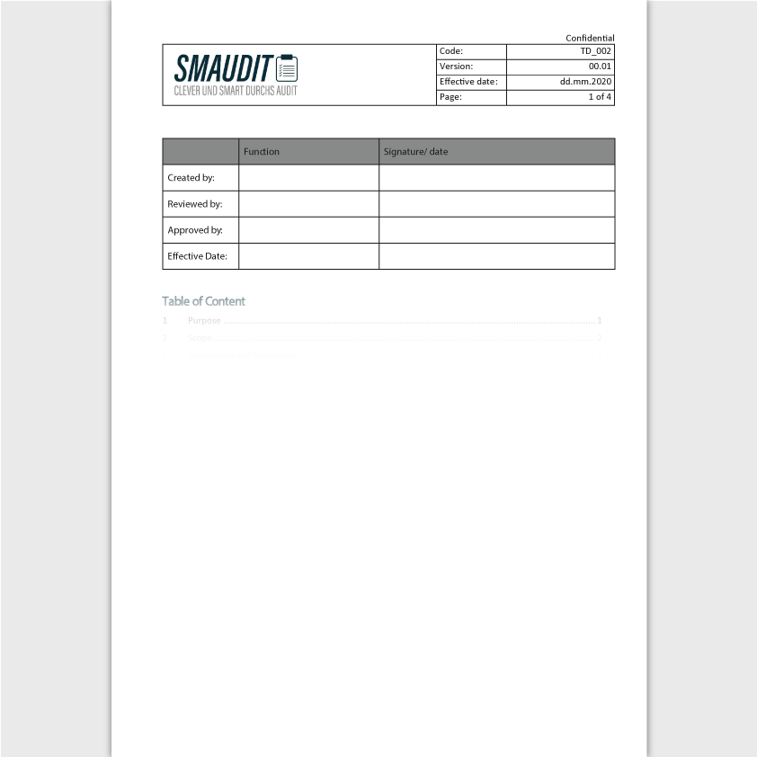 TD.002 - F&T Bio Safety Report (englisch) - SMAUDIT - Technische Dokumentation